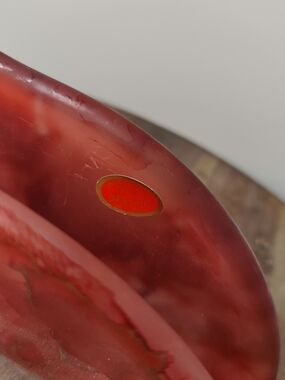 Murano Red Glass Napkin Holder